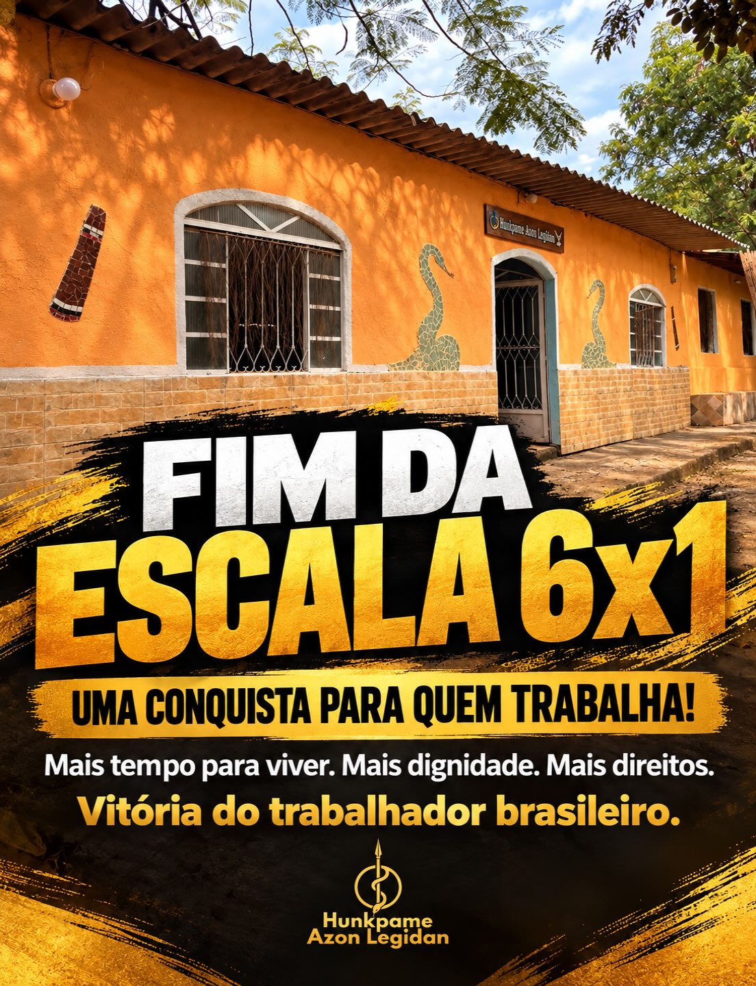 Publicação do Instagram: Hoje é dia de celebrar uma conquista histórica da classe trabalhadora brasileira! ✊🏿❤️ A aprovação, pelo Senado Federal, da PEC que acaba com a escala 6x1 representa um passo fundamental na luta por dignidade, jus...